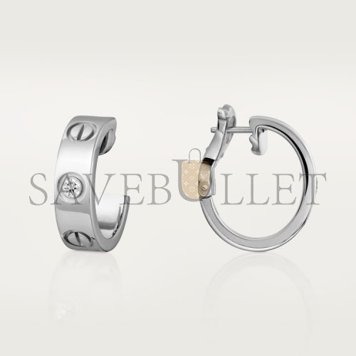cartier  love earrings, 2 Di*m*nds b8022800