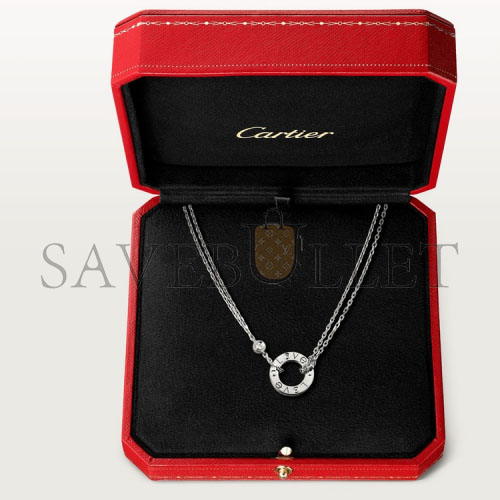 cartier  love necklace, 2 Di*m*nds b7219400