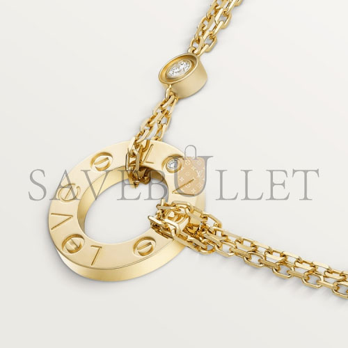 cartier  love necklace, 2 Di*m*nds b7219500