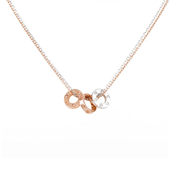 cartier  love necklace, 6 Di*m*nds b7219700