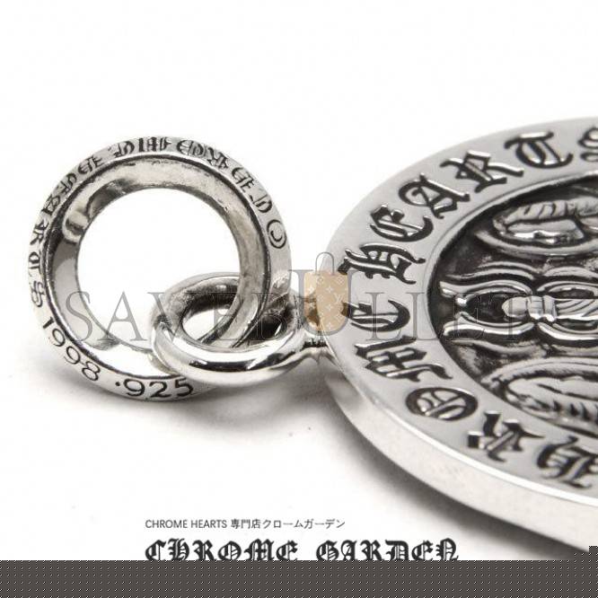 CHROME HEARTS ANGEL MEDALLION BABY CROSS CHARM