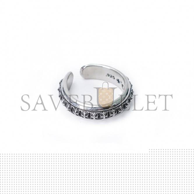 CHROME HEARTS CH PLUS PYRAMID OPEN BAND RING