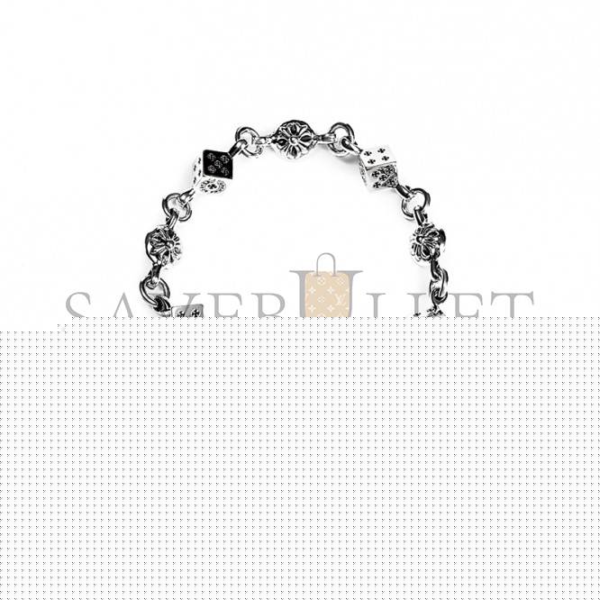 CHROME HEARTS  DICE AND CROSSBALL BRACELET