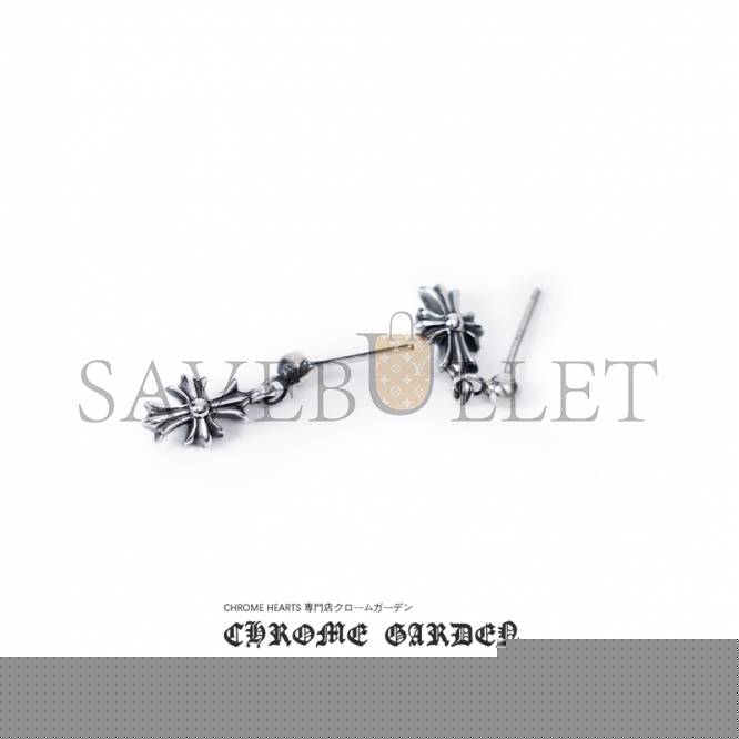 CHROME HEARTS TINY E CH PLUS DROP EARRINGS