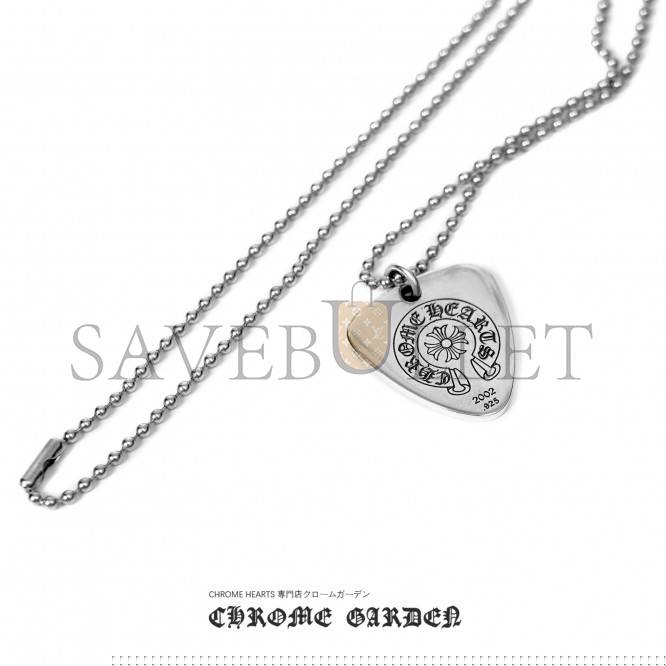 CHROME HEARTS ROLLING STONES GUITAR PICK CHARM