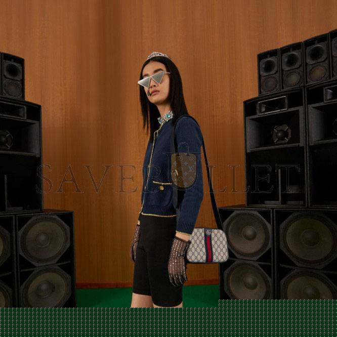 G*u*i ophidia gg shoulder bag 681064   (21*14*7cm)