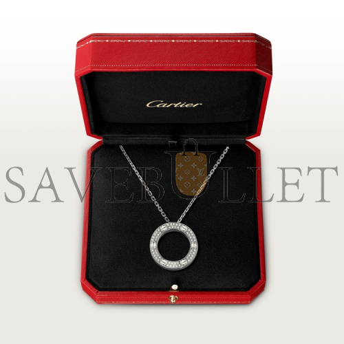 cartier  love necklace, Di*m*nd-paved b7058000