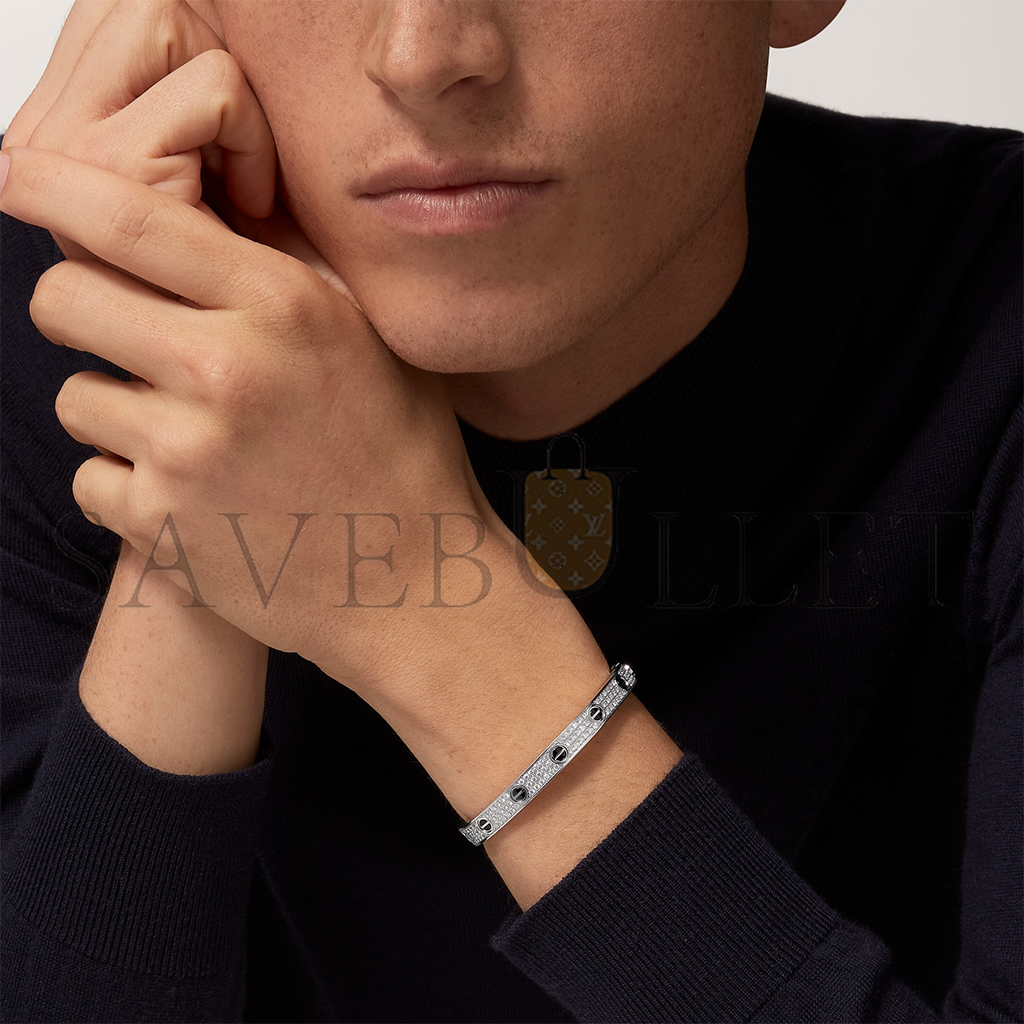cartier  love bracelet, Di*m*nd-paved, ceramic n6032417