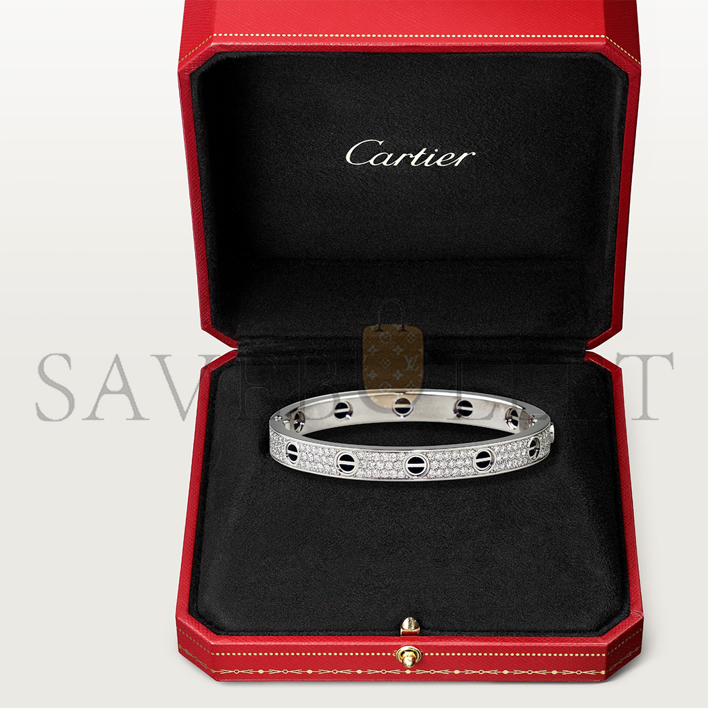 cartier  love bracelet, Di*m*nd-paved, ceramic n6032417