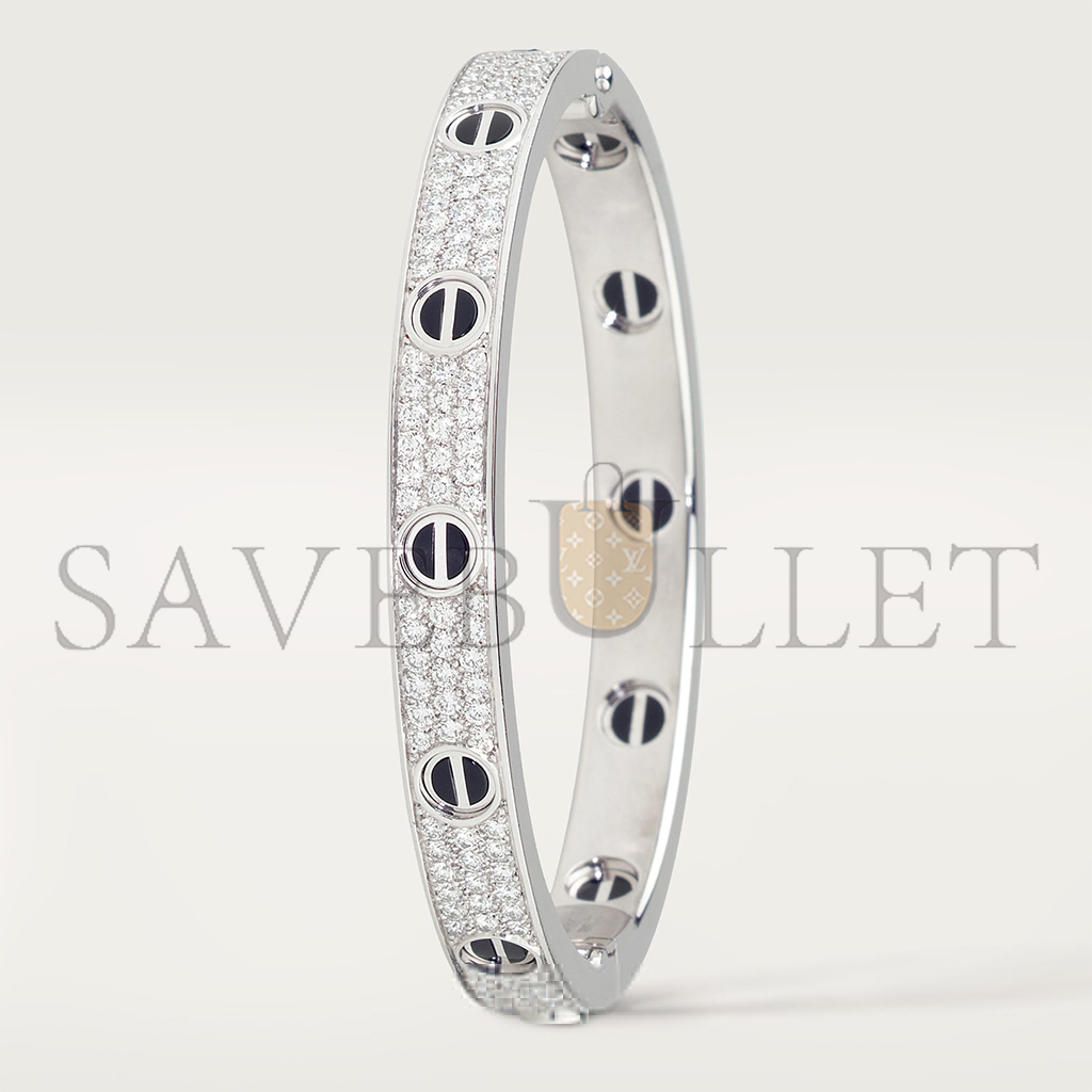 cartier  love bracelet, Di*m*nd-paved, ceramic n6032417