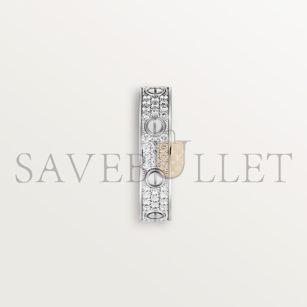 cartier  love wedding band, Di*m*nd-paved b4083400