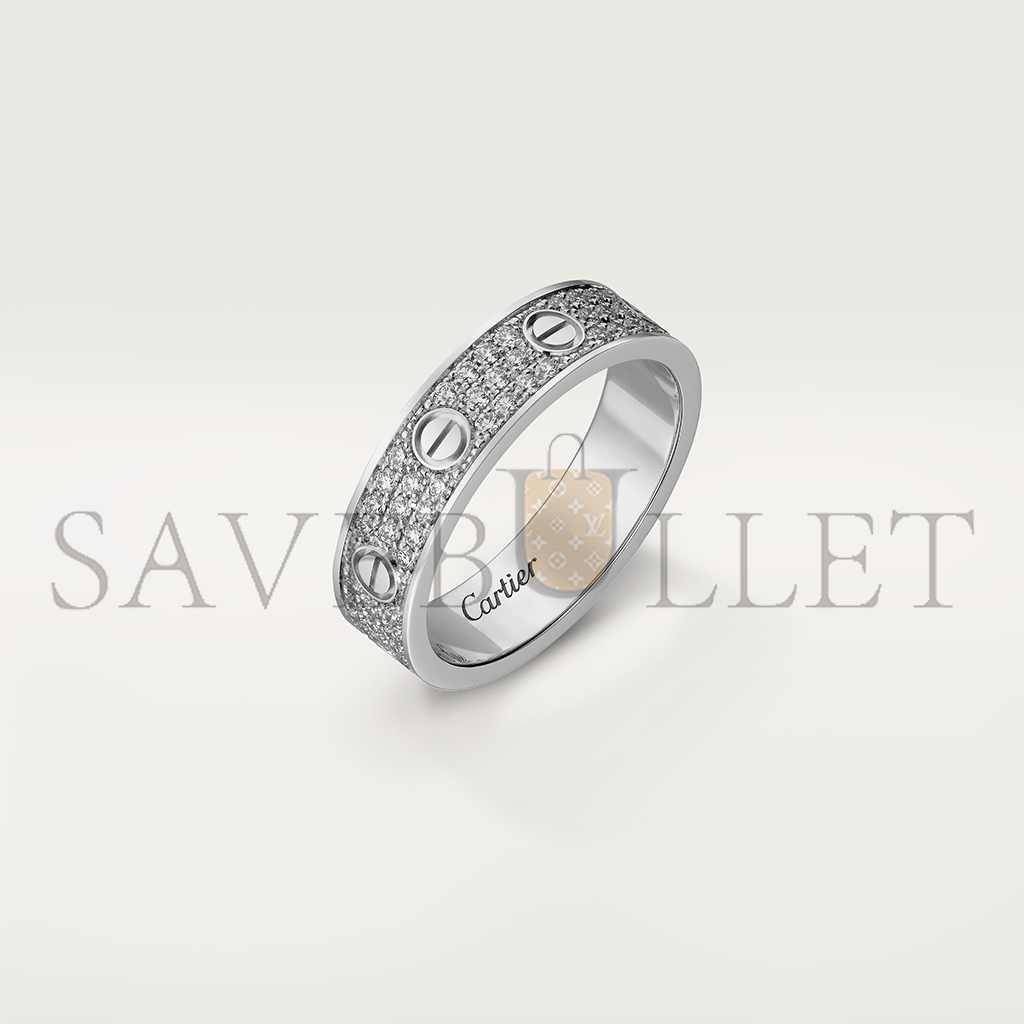 cartier  love wedding band, Di*m*nd-paved b4083400