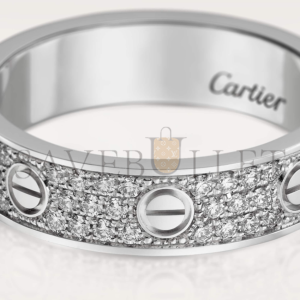 cartier  love wedding band, Di*m*nd-paved b4083400