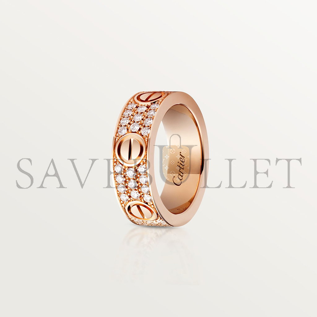cartier  love ring, Di*m*nd-paved b4087600