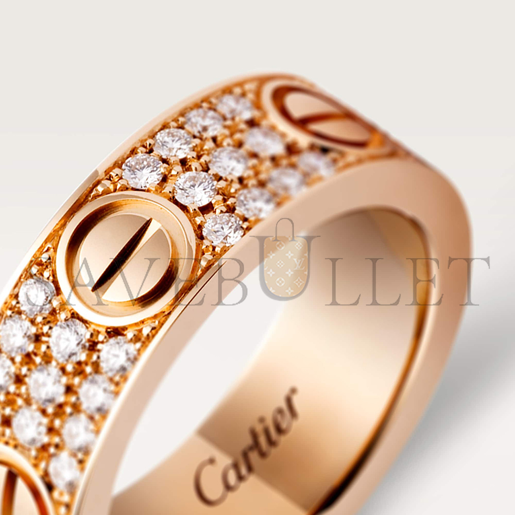 cartier  love ring, Di*m*nd-paved b4087600