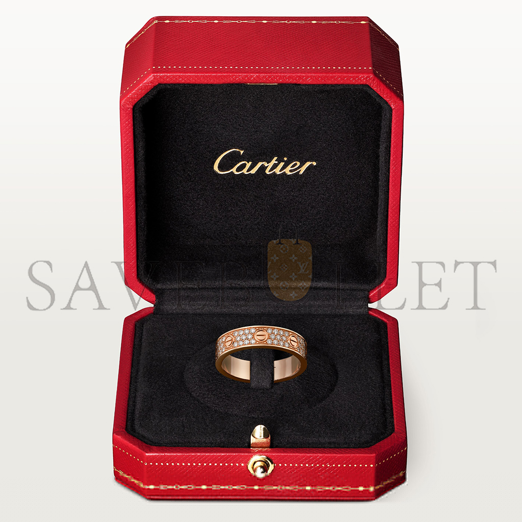 cartier  love wedding band, Di*m*nd-paved b4085800