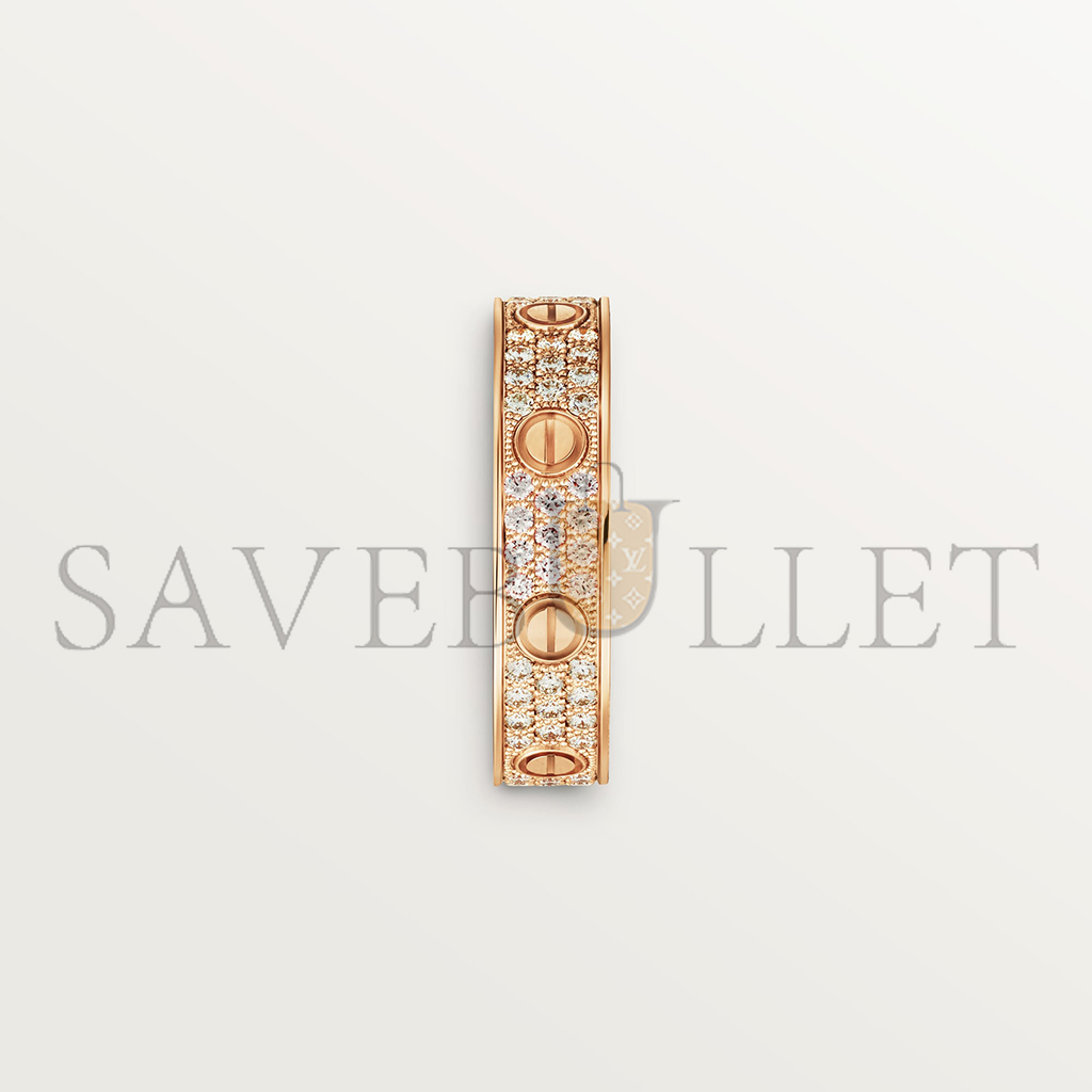 cartier  love wedding band, Di*m*nd-paved b4085800