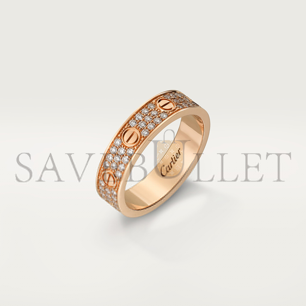 cartier  love wedding band, Di*m*nd-paved b4085800