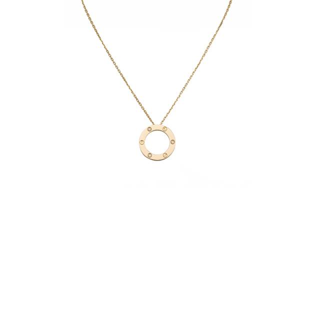 cartier  love necklace, 3 Di*m*nds b7014500