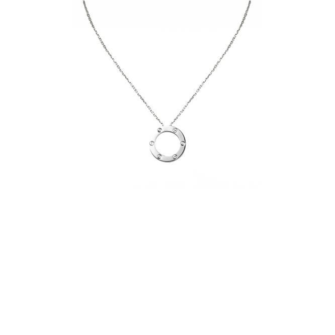 cartier  love necklace, 3 Di*m*nds b7014600