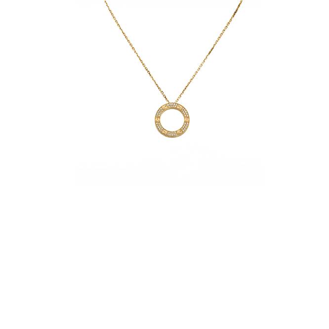 cartier  love necklace, Di*m*nd-paved b7058400