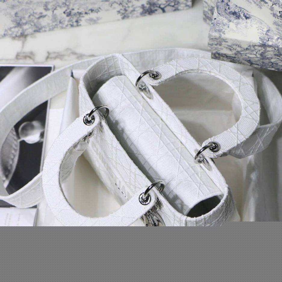 D*or medium lady d-lite bag   m0565onge_m030 (24cm*20cm*11cm)