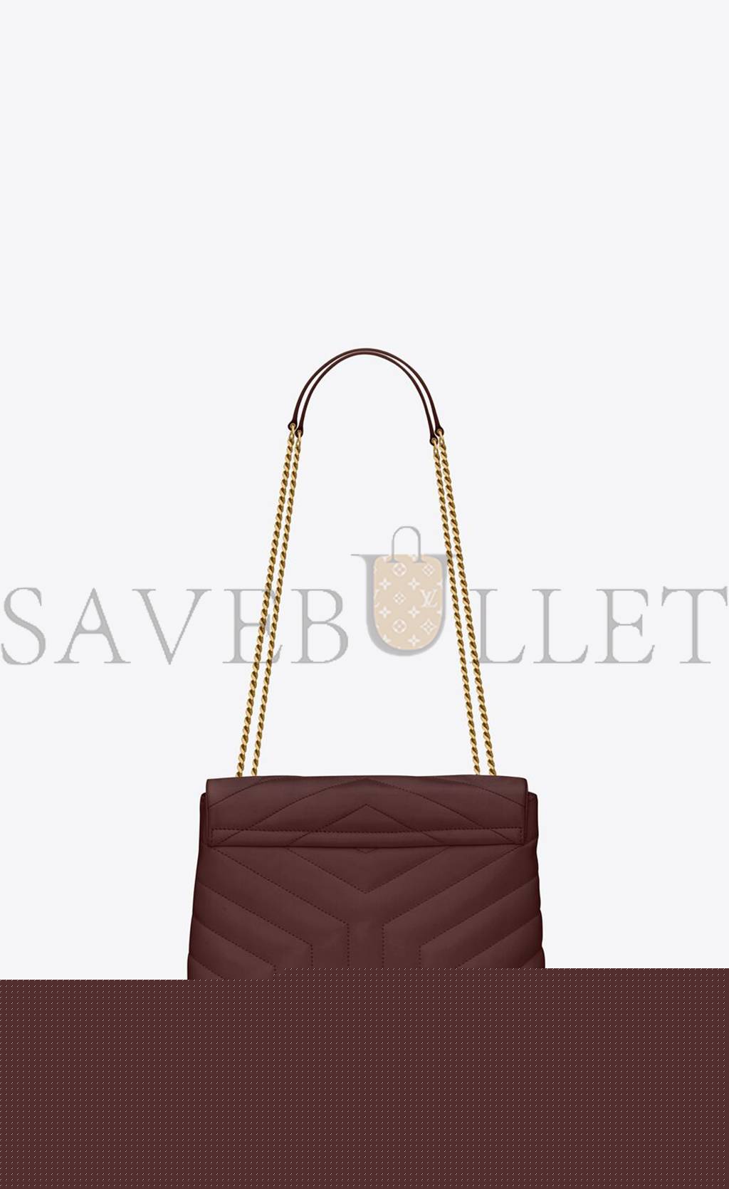 YSL LOULOU SMALL CHAIN BAG IN QUILTED "Y" LEATHER 494699DV7276475 (23*17*9cm)