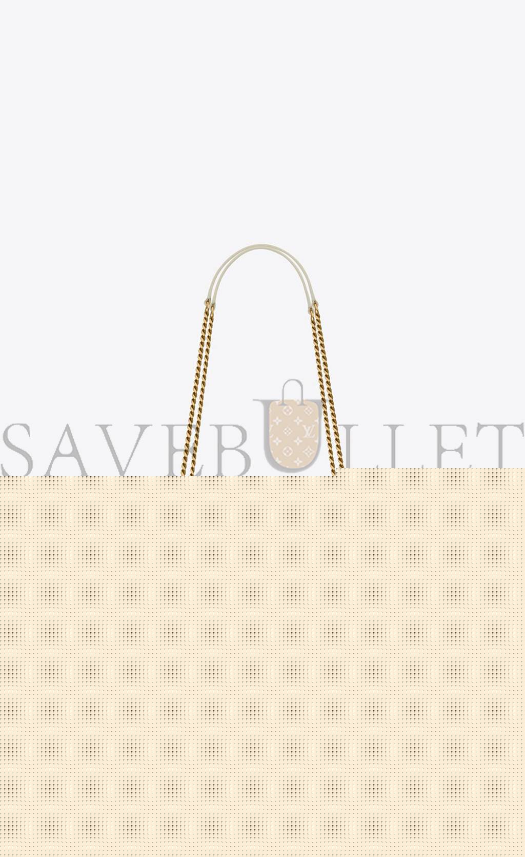 YSL LOULOU SMALL IN QUILTED "Y" COTTON 494699FABQ99133 (23*17*9cm)