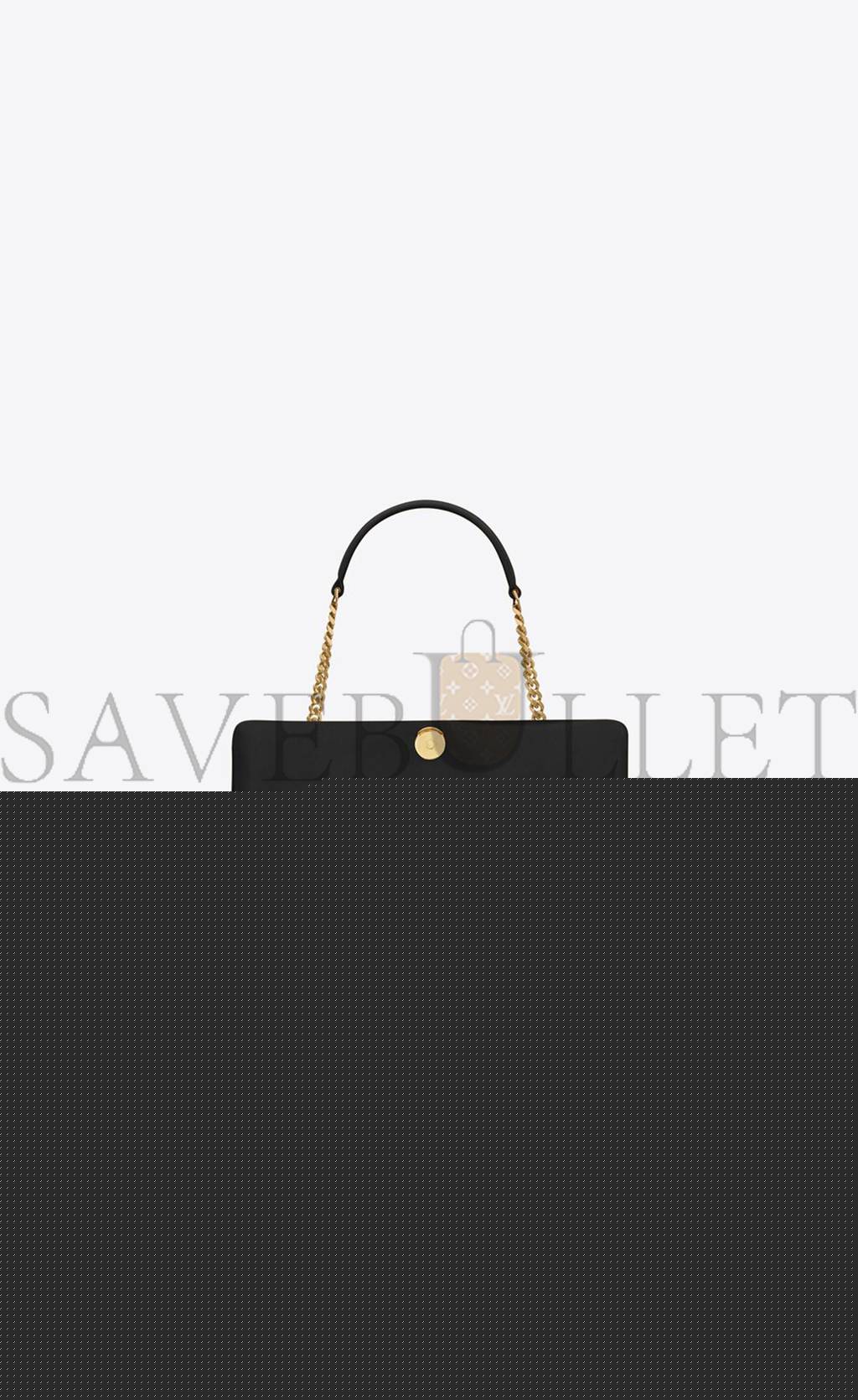 YSL JAMIE MEDIUM CHAIN BAG IN LAMBSKIN AND SUEDE 515821COPP71000 (25*15*7.5cm)