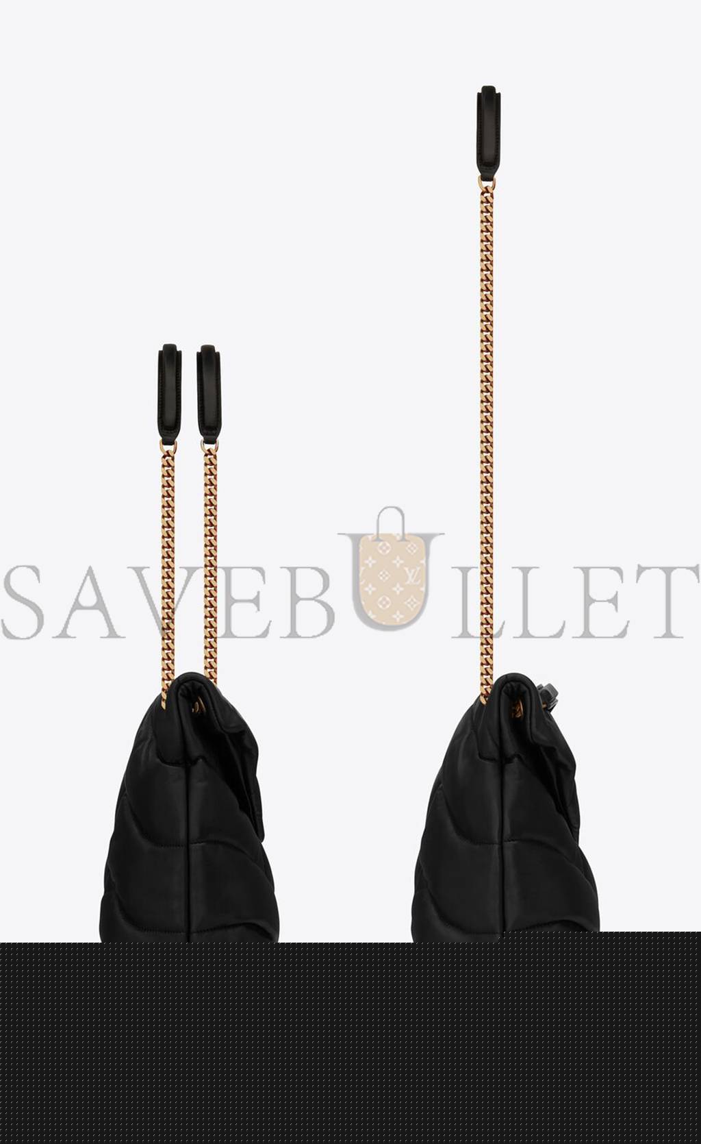 YSL PUFFER MEDIUM CHAIN BAG IN QUILTED LAMBSKIN 5774751EL071000 (35*23*13.7cm)