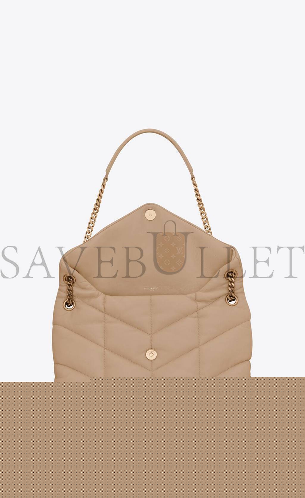 YSL PUFFER MEDIUM CHAIN BAG IN QUILTED LAMBSKIN 5774751EL072721 (35*23*13.5cm)