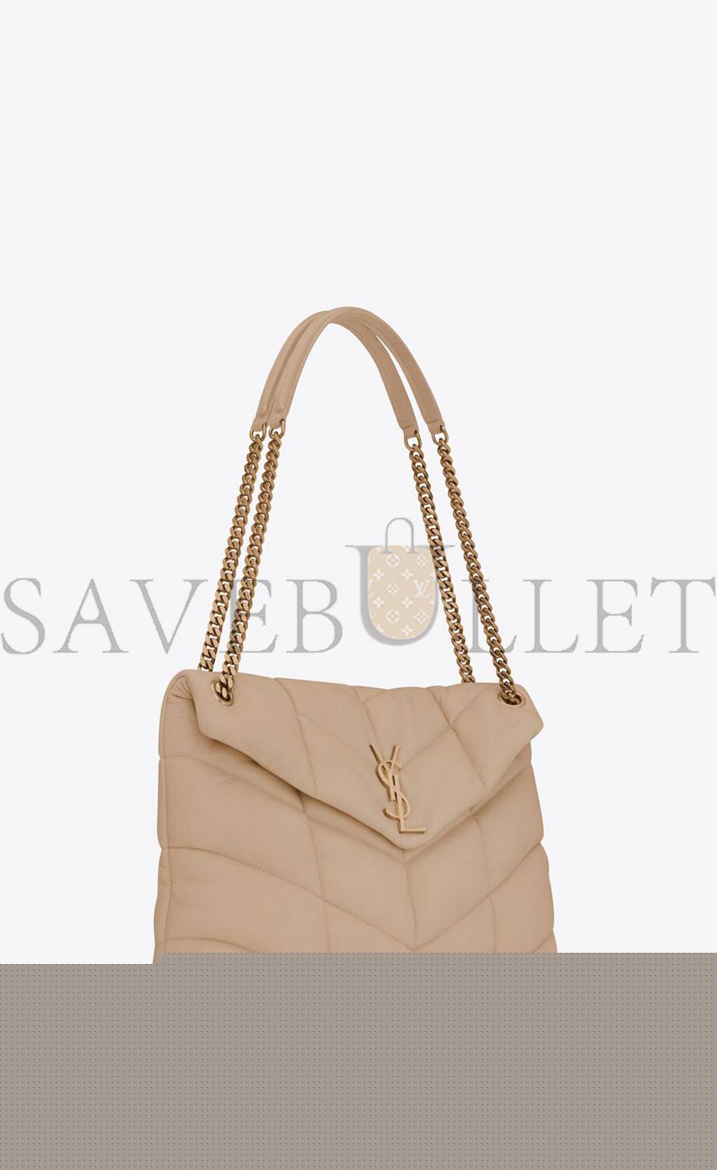 YSL PUFFER MEDIUM CHAIN BAG IN QUILTED LAMBSKIN 5774751EL072721 (35*23*13.5cm)