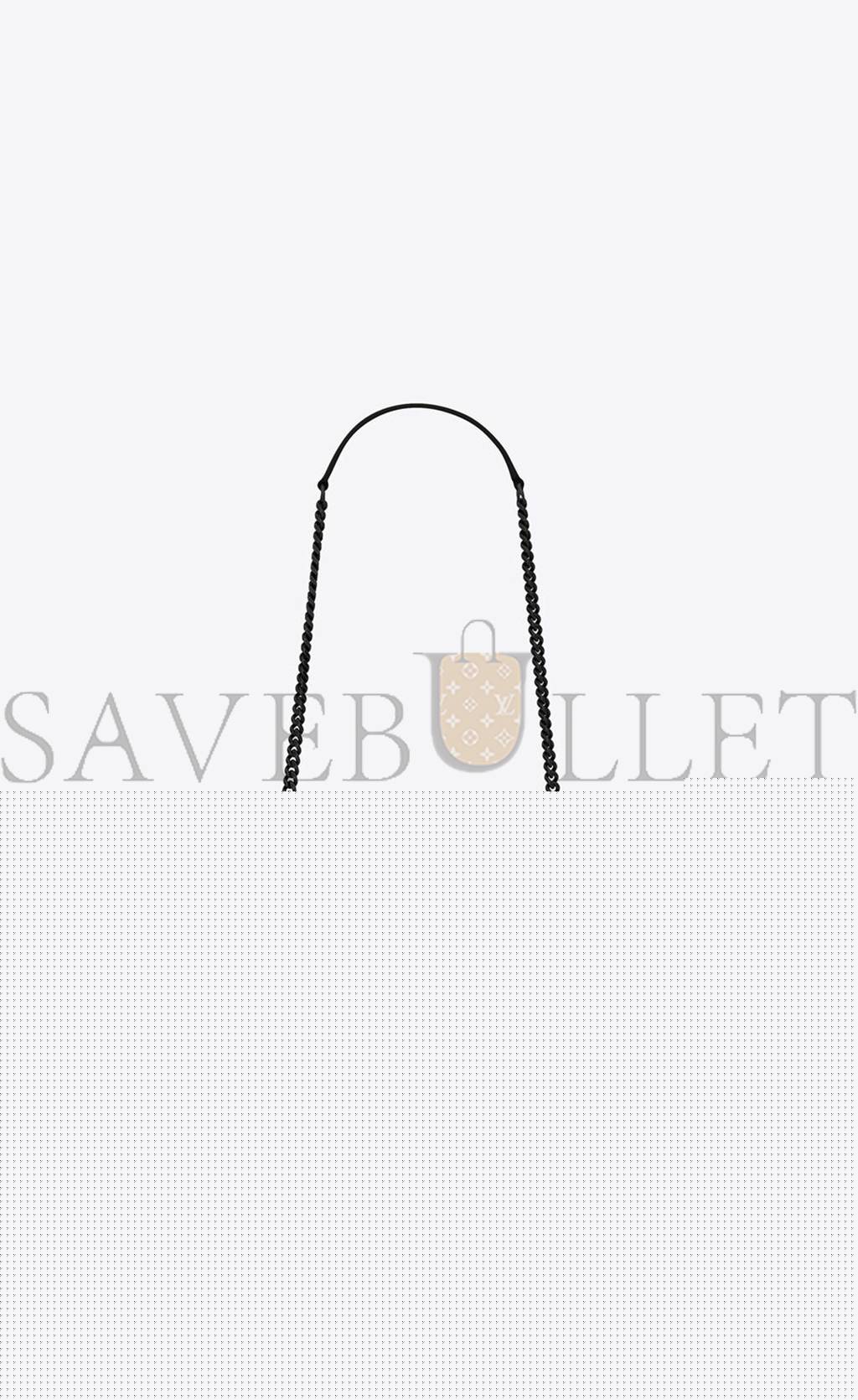 YSL NIKI BABY CHAIN BAG IN CRINKLED VINTAGE LEATHER 6331850EN081000 (21*16*7.5cm)