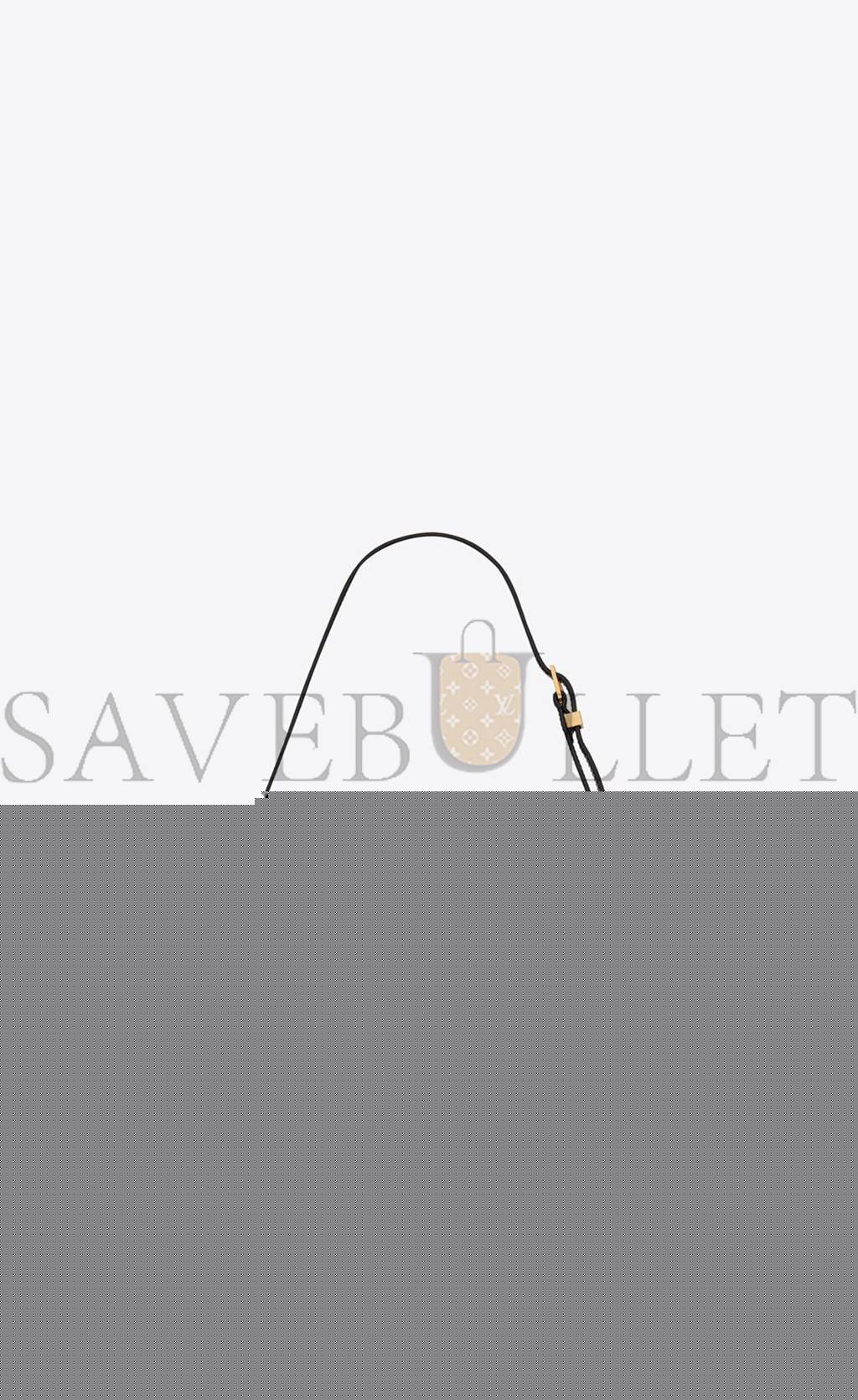 YSL MANHATTAN SMALL SHOULDER BAG IN BOX SAINT LAURENT LEATHER 6756260SX0W1000 (24*17.5*6cm)