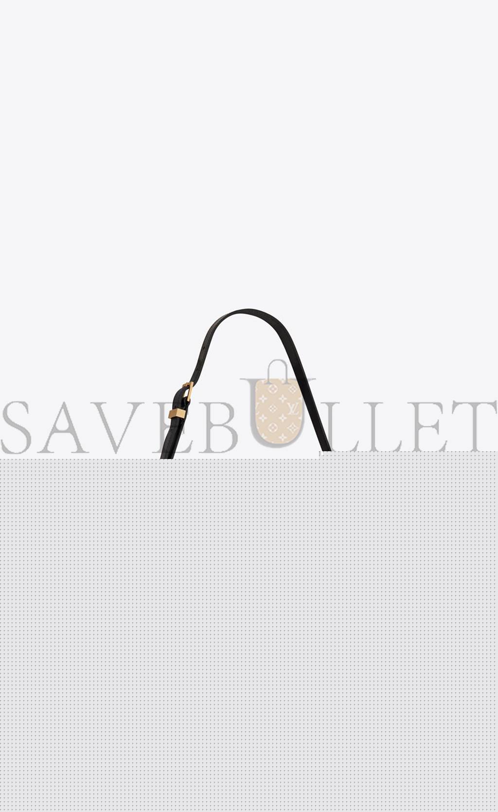 YSL MANHATTAN SMALL SHOULDER BAG IN BOX SAINT LAURENT LEATHER 6756260SX0W1000 (24*17.5*6cm)