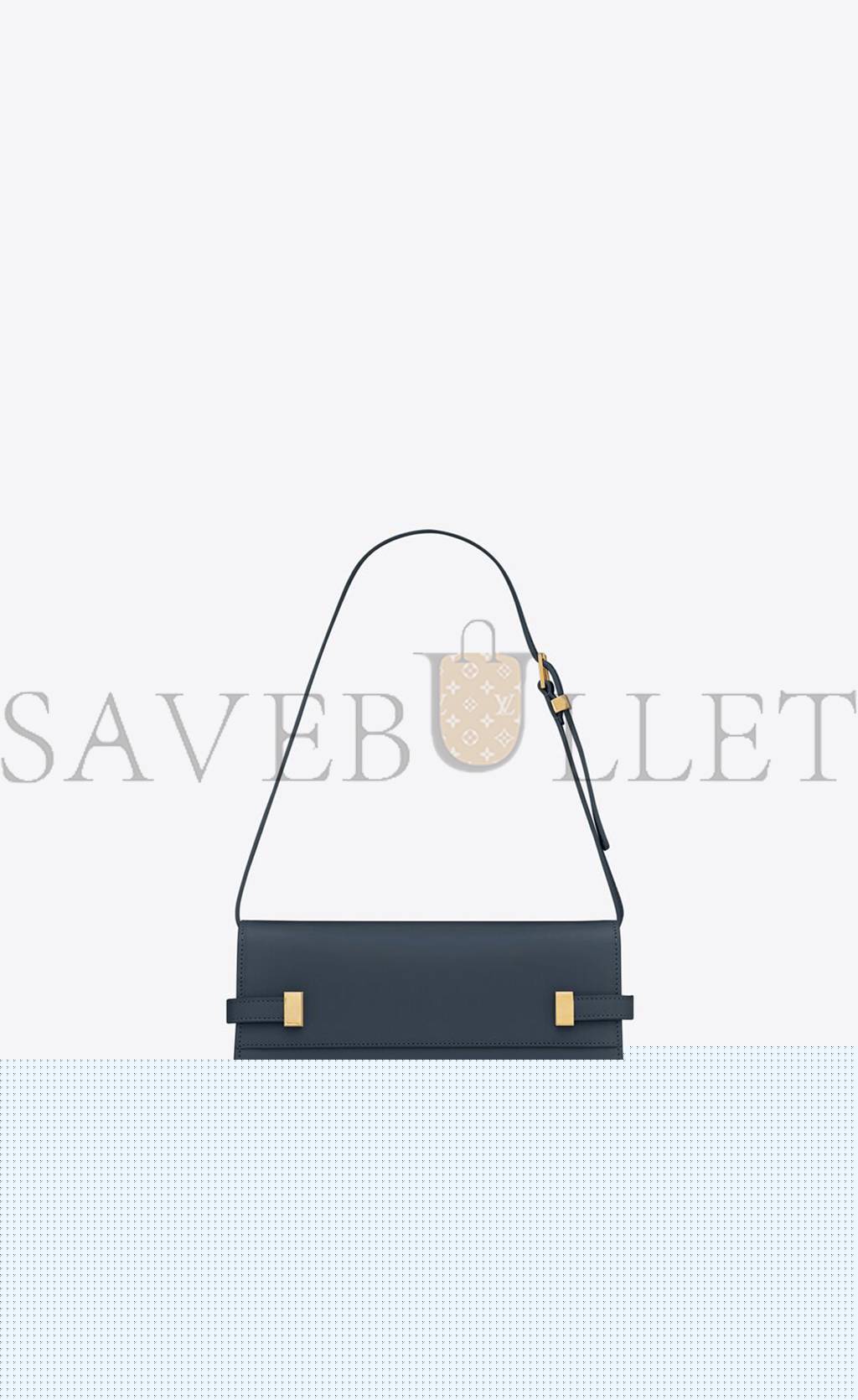 YSL MANHATTAN SMALL SHOULDER BAG IN BOX SAINT LAURENT LEATHER 6756260SX0W4227 (24*17.5*6cm)