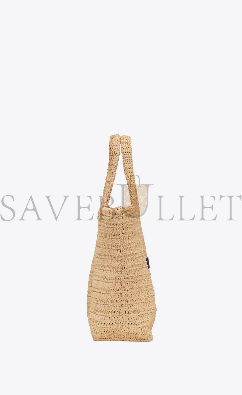 ysl rive gauche S*pple tote bag in raffia crochet 688864gaaa12086 (38*35*14.5cm)
