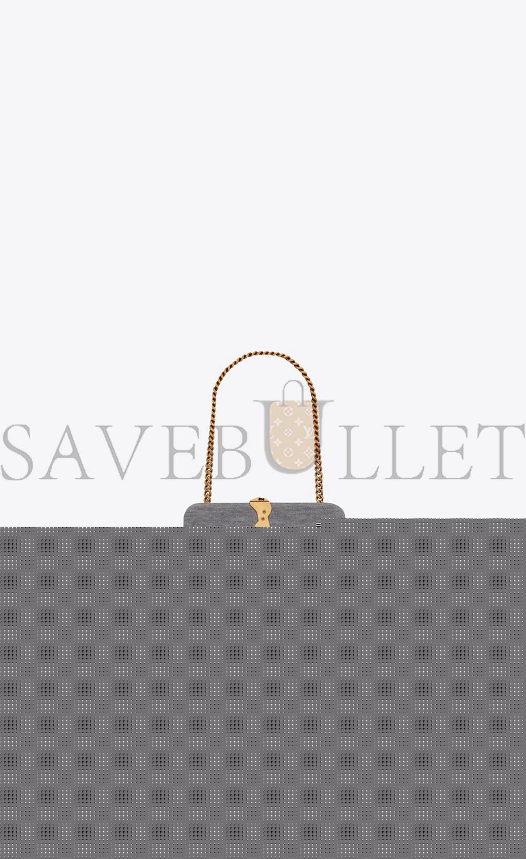 YSL JAMIE MINI CHAIN BAG IN JERSEY 6981622F9271407 (17.5*13*5cm)