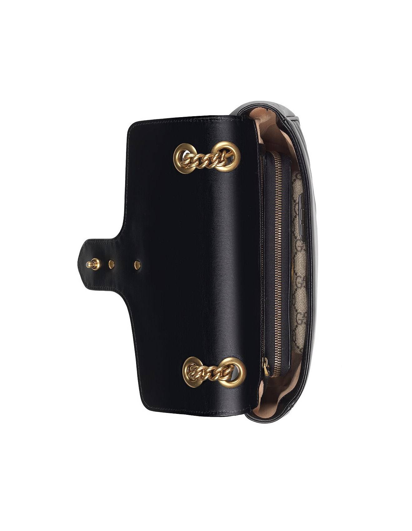 G*u*i gg marmont small matelassÉ shoulder bag  443497 (26*15*7cm)