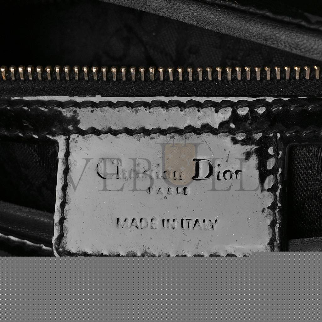 D*or patent cannage large lady D*or black (32*25*12.1cm)