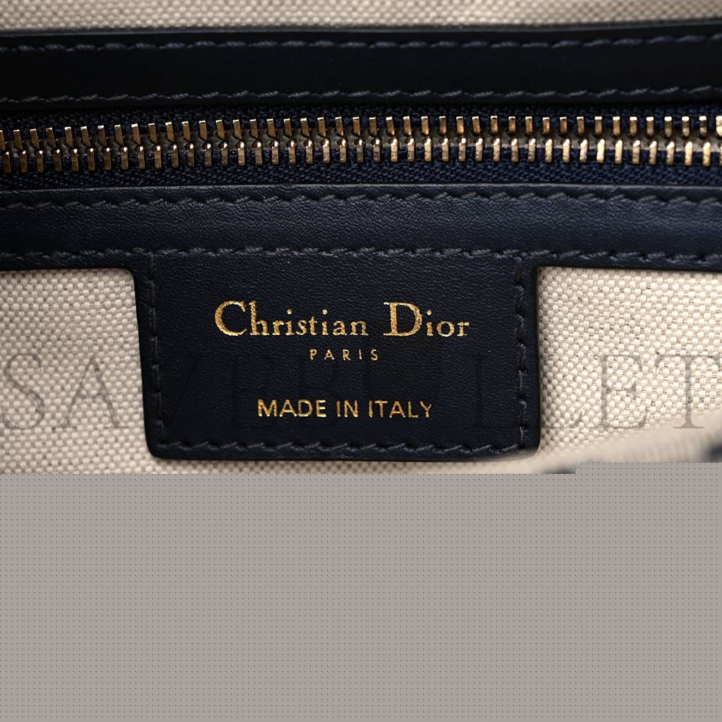 D*or oblique saddle bag blue (24*18*5.1cm)