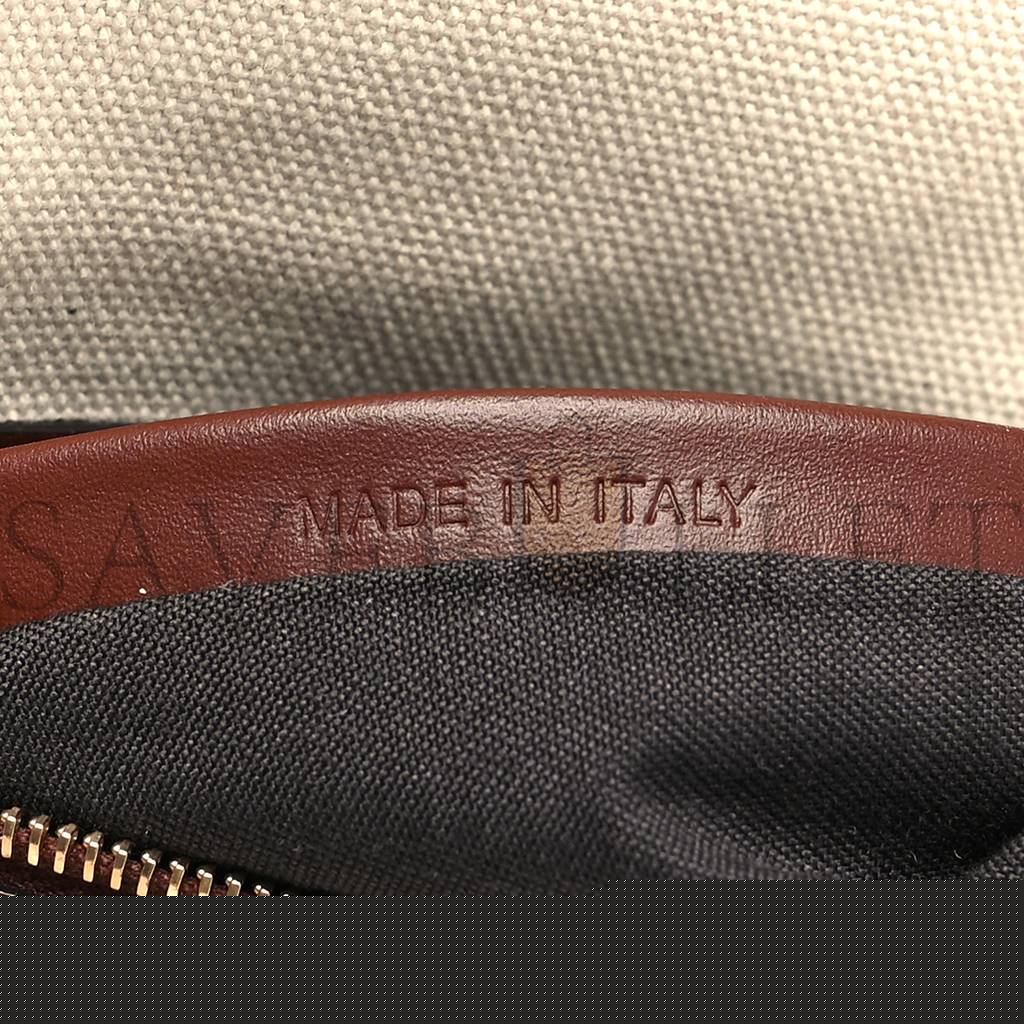 F**di x sara coleman canvas vitello king seta ff fish eye embroidered baguette grezzo multicolor ghianda (28*15*8cm)